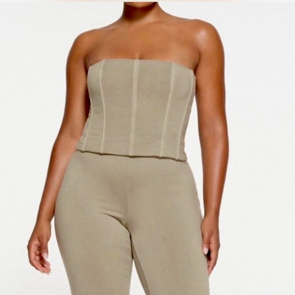 Skims olive corset